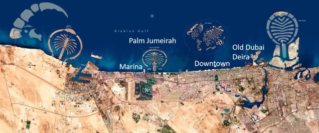 Dubai map
